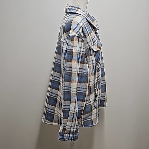 Sage Jackets & Coats Sage Collective Balance Energy Flow Shacket